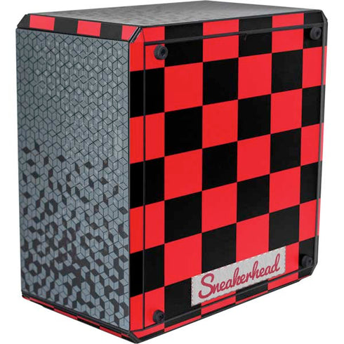 Sneakerhead Red Checkered Cooler Master MasterBox Q300L Mini Tower Skin