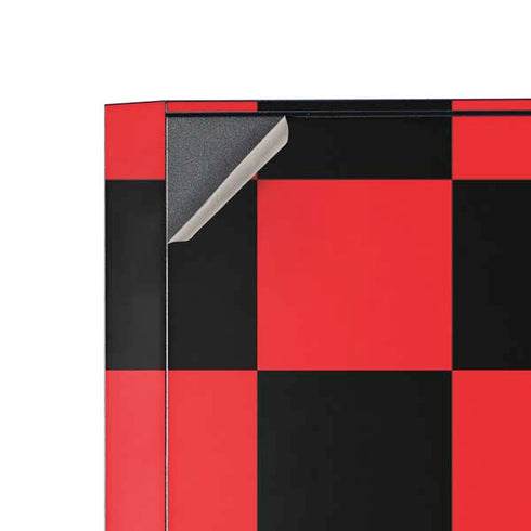 Sneakerhead Red Checkered Corsair 4000D Tempered Glass Mid-Tower ATX Case Skin