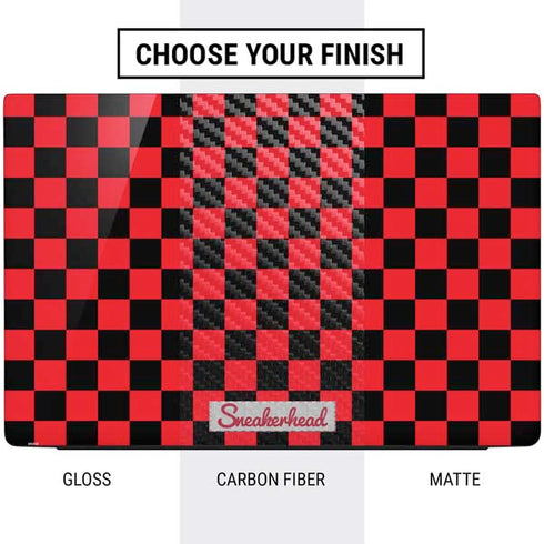 Sneakerhead Red Checkered Dell Vostro Skin