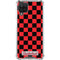 Sneakerhead Red Checkered Galaxy A12 Clear Case