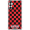 Sneakerhead Red Checkered Galaxy A14 5G Clear Case