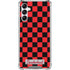 Sneakerhead Red Checkered Galaxy A14 5G Clear Case