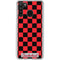 Sneakerhead Red Checkered Galaxy A21 Clear Case