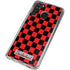 Sneakerhead Red Checkered Galaxy A21 Clear Case