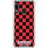 Sneakerhead Red Checkered Galaxy A30 Clear Case