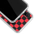 Sneakerhead Red Checkered Galaxy A30 Clear Case