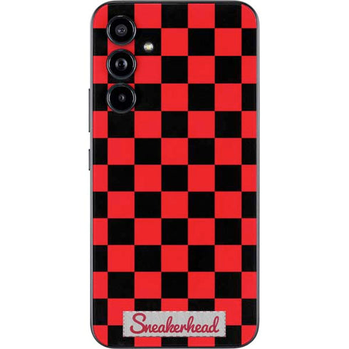 Sneakerhead Red Checkered Galaxy A54 5G Skin