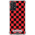 Sneakerhead Red Checkered Galaxy A72 5G Clear Case