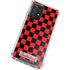 Sneakerhead Red Checkered Galaxy A72 5G Clear Case