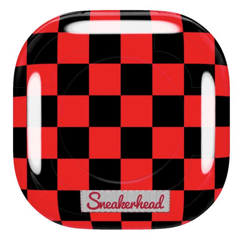 Sneakerhead Red Checkered Galaxy Buds Live Skin