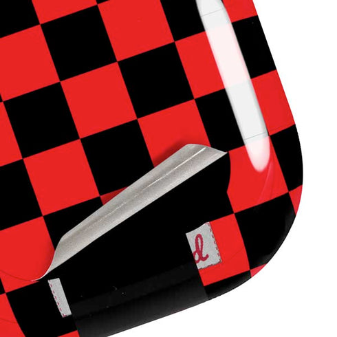 Sneakerhead Red Checkered Galaxy Buds Live Skin
