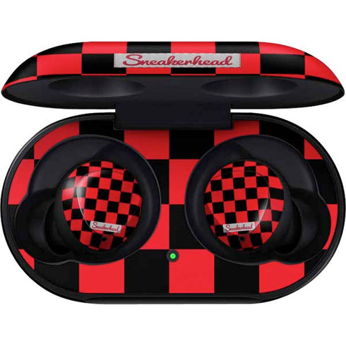 Sneakerhead Red Checkered Galaxy Buds Skin