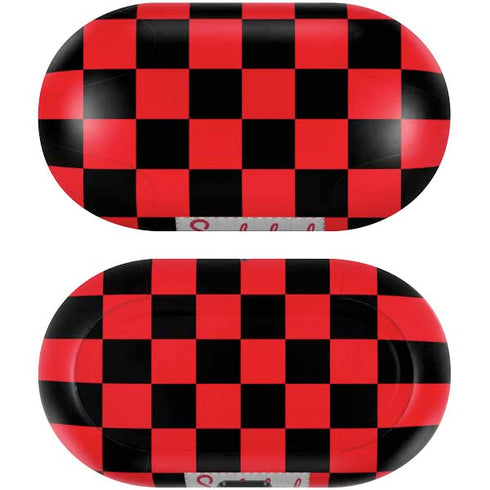 Sneakerhead Red Checkered Galaxy Buds Skin