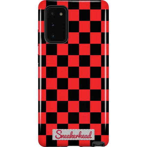 Sneakerhead Red Checkered Galaxy Note20 5G Pro Case