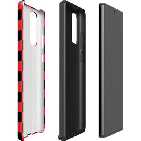 Sneakerhead Red Checkered Galaxy Note20 5G Pro Case