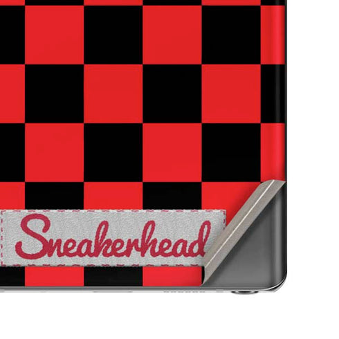 Sneakerhead Red Checkered Galaxy Note20 5G Skin