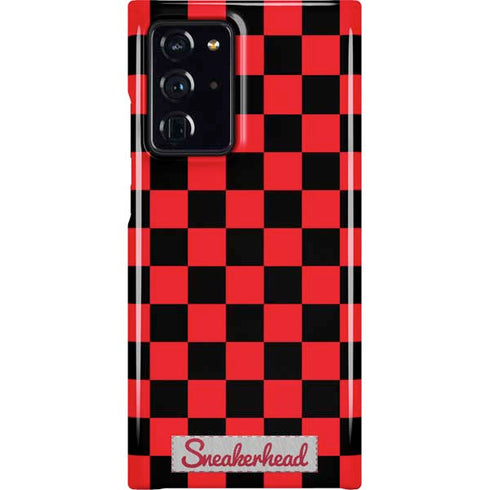 Sneakerhead Red Checkered Galaxy Note20 Ultra 5G Lite Case