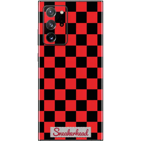 Sneakerhead Red Checkered Galaxy Note20 Ultra 5G Skin