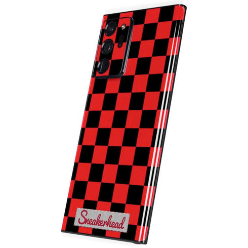 Sneakerhead Red Checkered Galaxy Note20 Ultra 5G Skin
