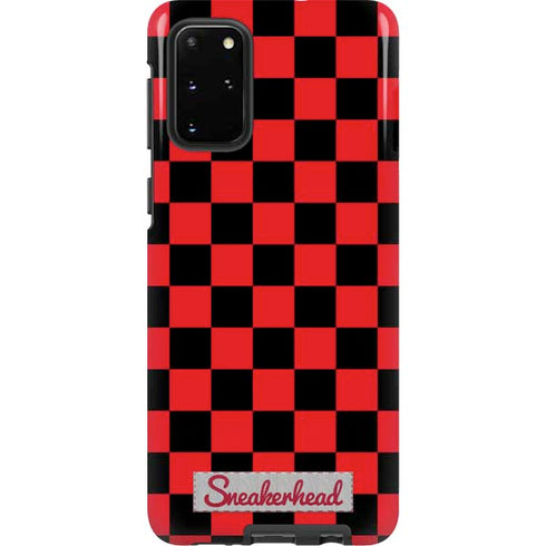 Sneakerhead Red Checkered Galaxy S20 Plus Pro Case