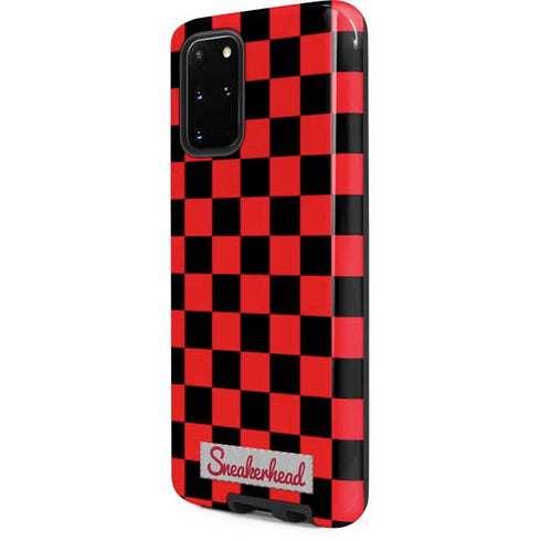 Sneakerhead Red Checkered Galaxy S20 Plus Pro Case