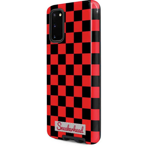 Sneakerhead Red Checkered Galaxy S20 Pro Case