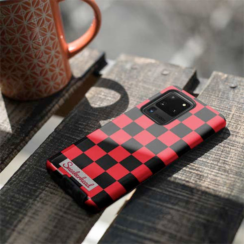 Sneakerhead Red Checkered Galaxy S20 Ultra 5G Pro Case