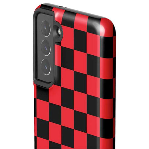Sneakerhead Red Checkered Galaxy S21 5G Pro Case