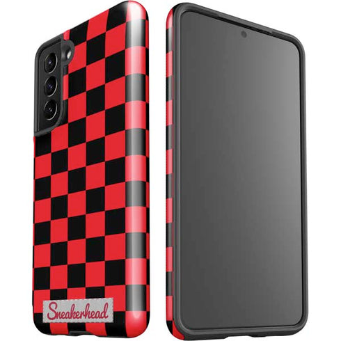Sneakerhead Red Checkered Galaxy S21 5G Pro Case