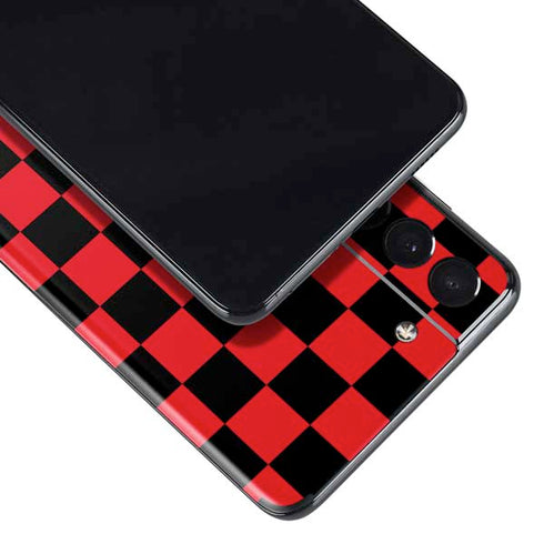 Sneakerhead Red Checkered Galaxy S21 5G Skin