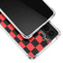 Sneakerhead Red Checkered Galaxy S21 FE Clear Case