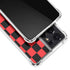 Sneakerhead Red Checkered Galaxy S21 Ultra 5G Clear Case