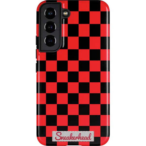 Sneakerhead Red Checkered Galaxy S22 Pro Case