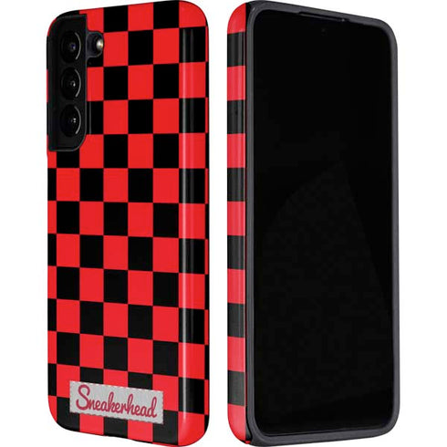 Sneakerhead Red Checkered Galaxy S22 Pro Case