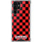 Sneakerhead Red Checkered Galaxy S22 Ultra Clear Case