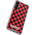 Sneakerhead Red Checkered Galaxy S23 Plus Clear Case