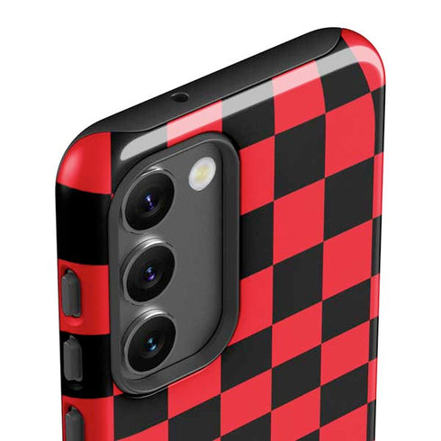 Sneakerhead Red Checkered Galaxy S23 Plus Pro Case