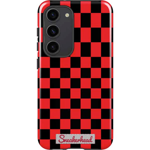 Sneakerhead Red Checkered Galaxy S23 Pro Case