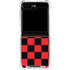 Sneakerhead Red Checkered Galaxy Z Flip5 5G Clear Case