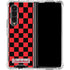 Sneakerhead Red Checkered Galaxy Z Fold4 5G Clear Case
