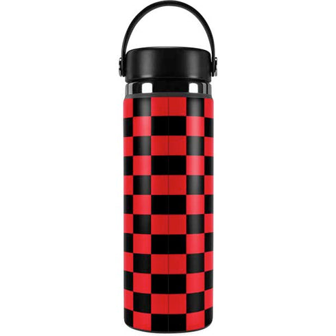 Sneakerhead Red Checkered Hydro Flask 20oz Wide Mouth Skin