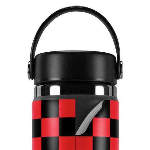 Sneakerhead Red Checkered Hydro Flask 20oz Wide Mouth Skin