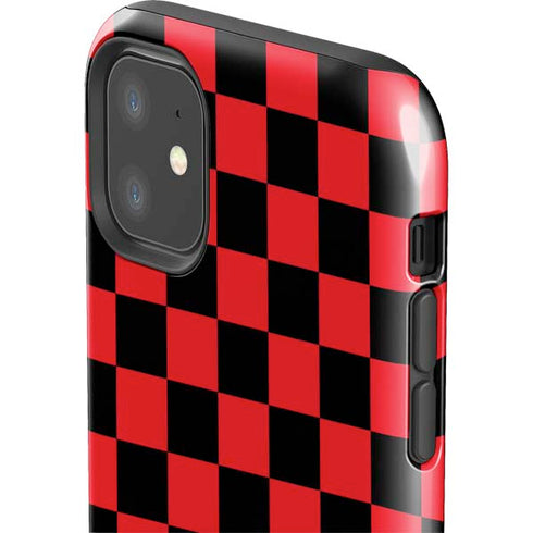 Sneakerhead Red Checkered iPhone 11 Impact Case