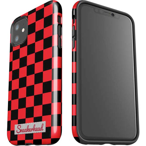 Sneakerhead Red Checkered iPhone 11 Impact Case