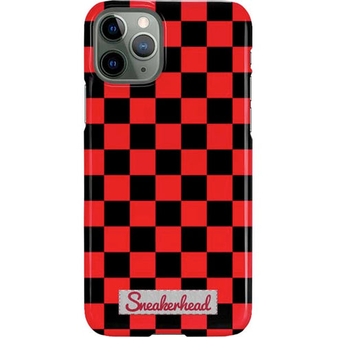 Sneakerhead Red Checkered iPhone 11 Pro Lite Case