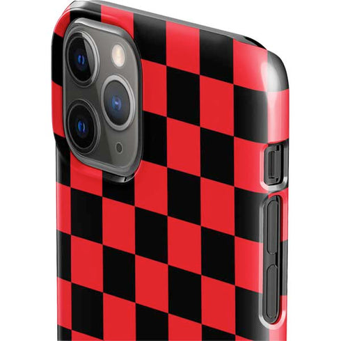 Sneakerhead Red Checkered iPhone 11 Pro Lite Case