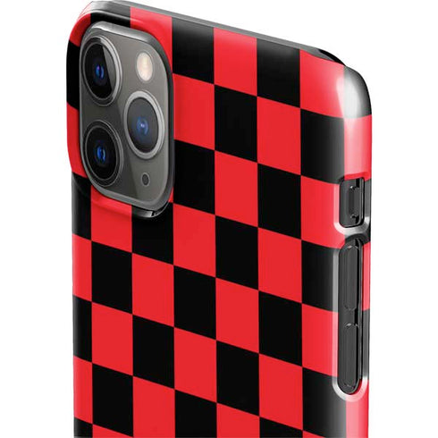 Sneakerhead Red Checkered iPhone 11 Pro Max Lite Case