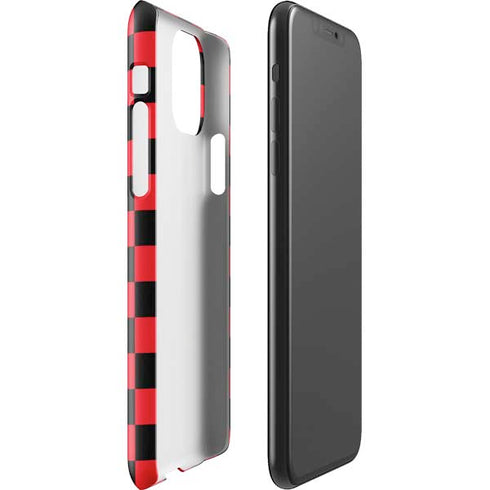 Sneakerhead Red Checkered iPhone 11 Pro Max Lite Case