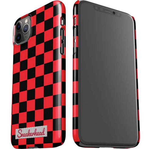 Sneakerhead Red Checkered iPhone 11 Pro Max Lite Case
