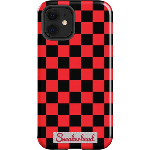 Sneakerhead Red Checkered iPhone 12 Impact Case